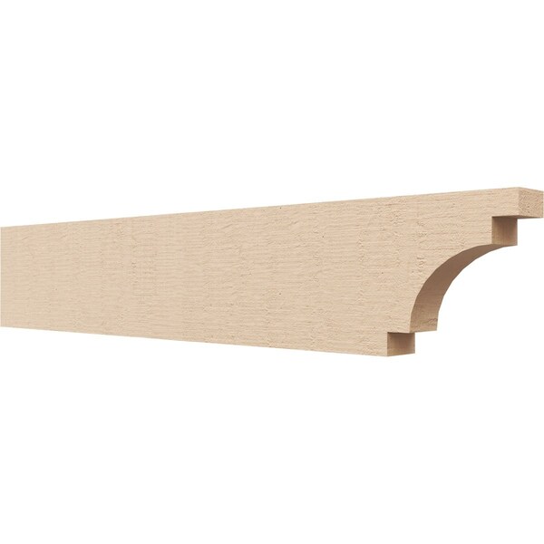 Ekena Millwork 2in. W x 6in. H x 32in. L Mediterranean Woodgrain TimberThane Rafter Tail, Primed Tan RFTUR02X06X32MEDRCPR - main